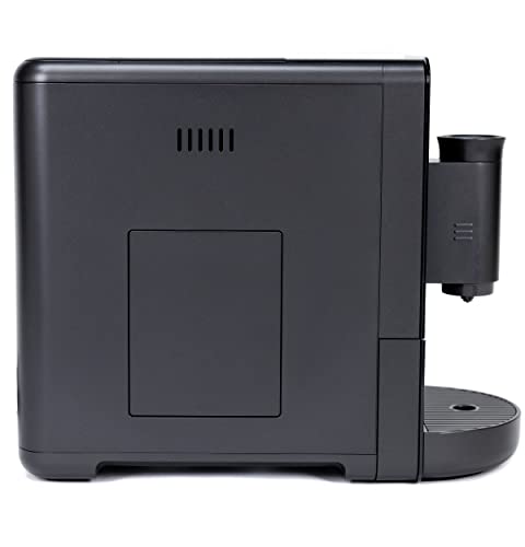 GE Profile Automatic Espresso Machine + Milk Frother | Brew in 90 Seconds | 20 Bar Pump Pressure for Balanced Extraction | Five Adjustable Grind Size Levels | WiFi Connected for Customization | Black