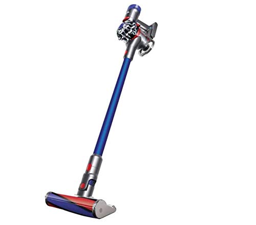 Dyson - V7 Fluffy Hardwood Cord-Free Stick Vacuum - Iron/Blue