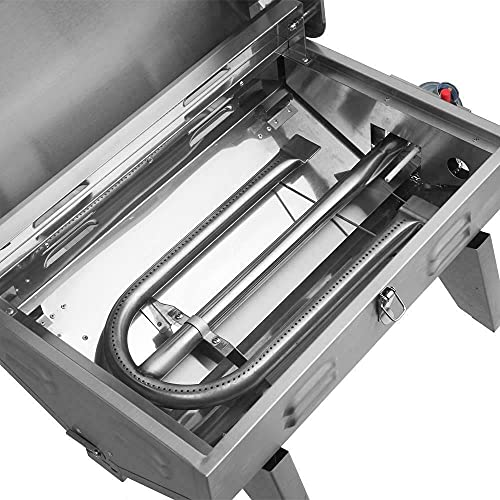 YJYDD Outdoor Grill BBQ Stainless Steel Burner Propane Gas Cook Camp Stove