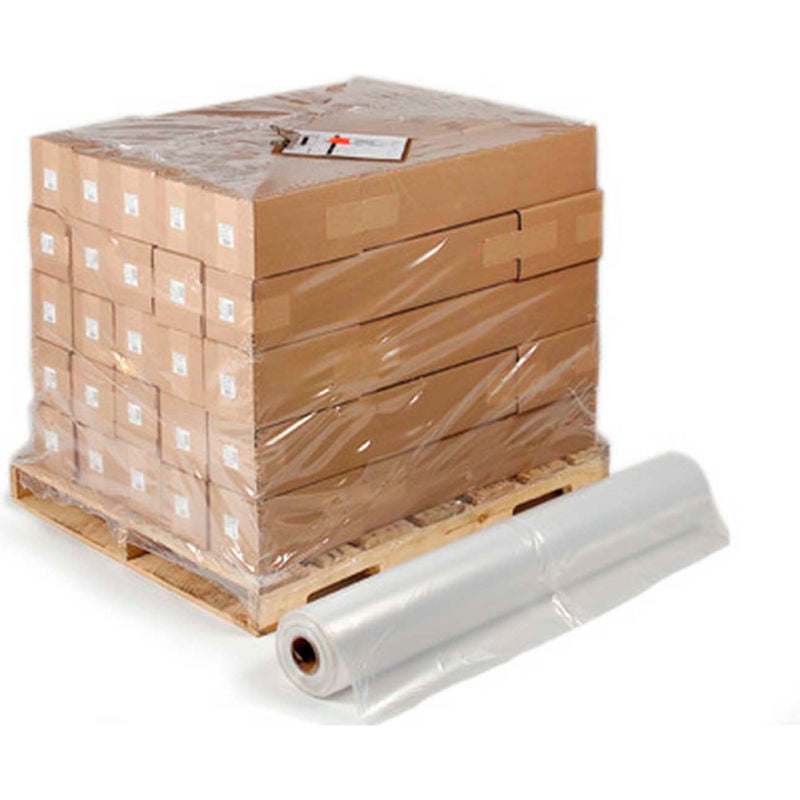 4 Mil Pallet Size Shrink Bags On A Roll, 84