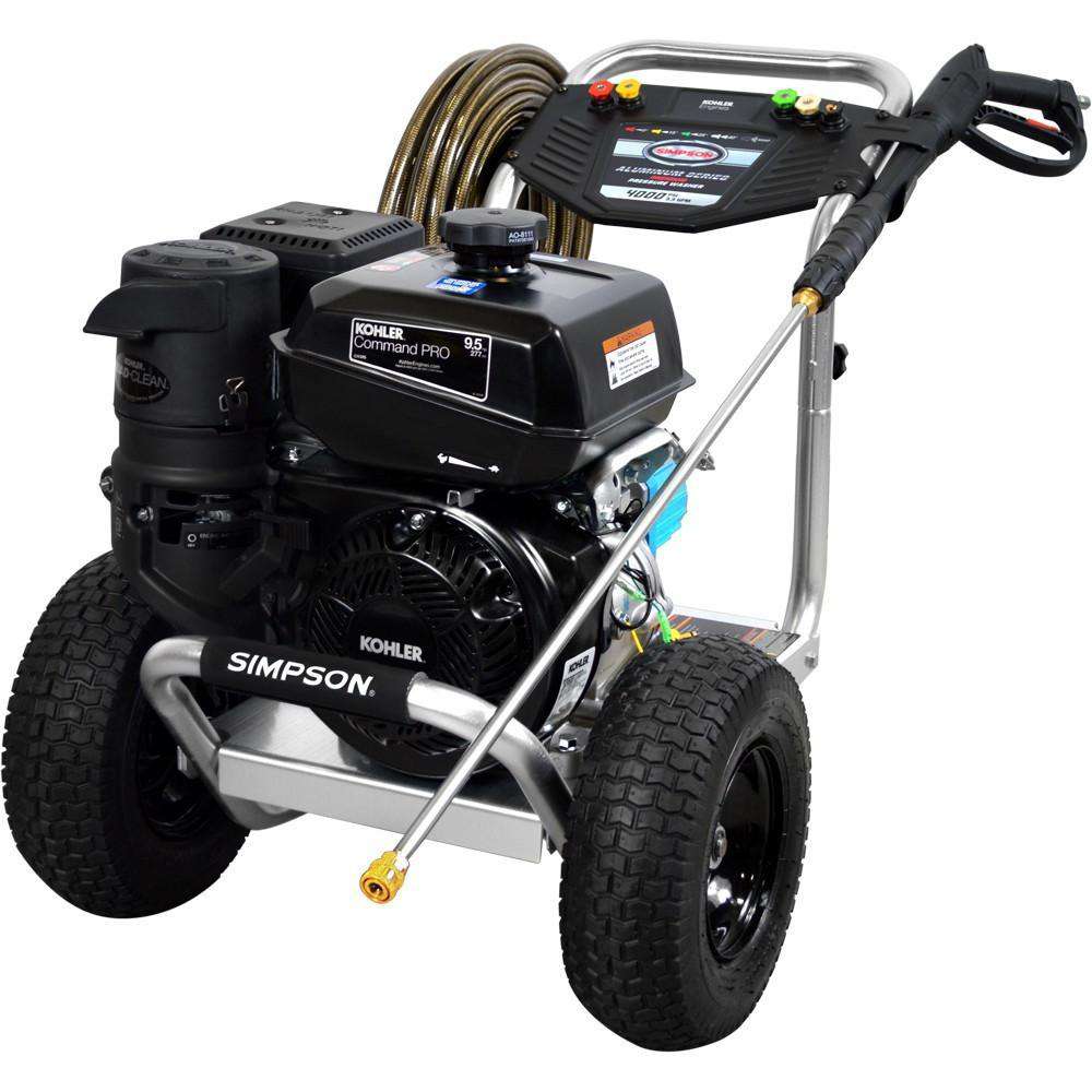 Simpson ALK4033 Aluminum 4000 3,3 GPM PSI Kohler CH395 Gas Pressure Washer New