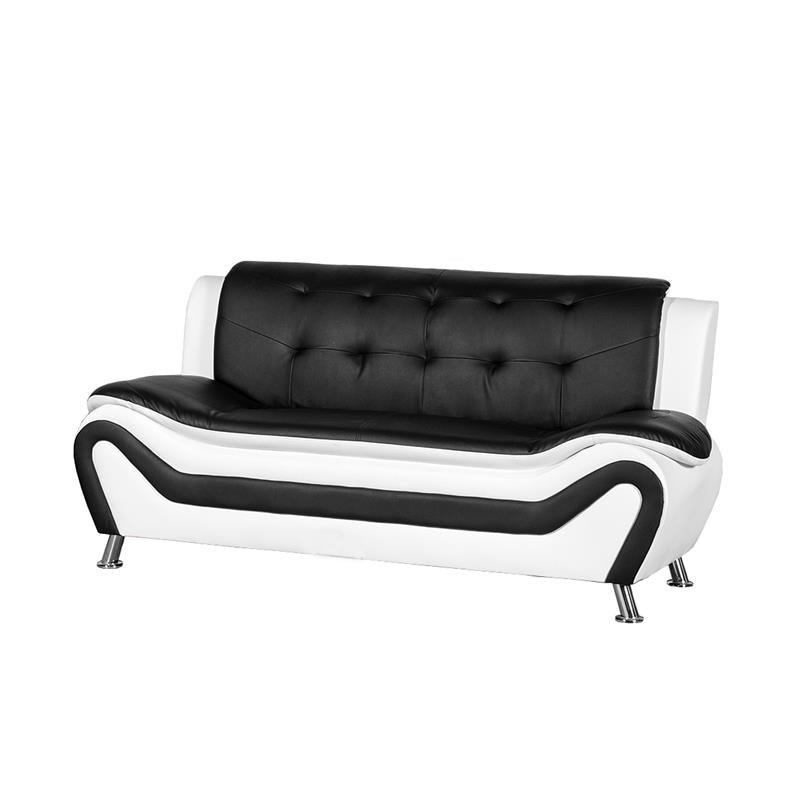 Gilan Faux Leather Living Room Sofa