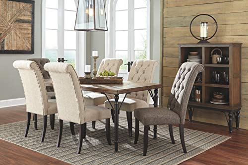 Signature Design by Ashley Tripton Dining Room Chair, Linen