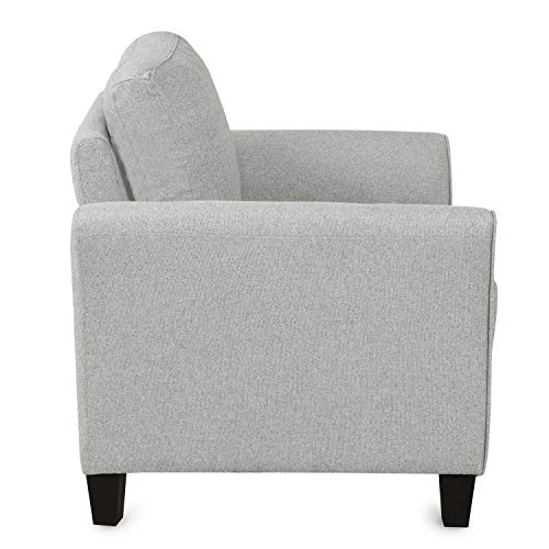 Harper&Bright Designs Living Room Sets Furniture Armrest Sofa Single Chair Sofa Loveseat Chair 3-Seat Sofa (Single Sofa, Light Grey)