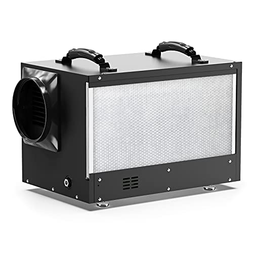 ALORAIR 120 PPD Commercial Dehumidifiers, Crawl Space Basement dehumidifier with Pump, Industry Water Damage Unit, Compact, Portable, Auto Defrost, Memory Starting, 5 Years Warranty