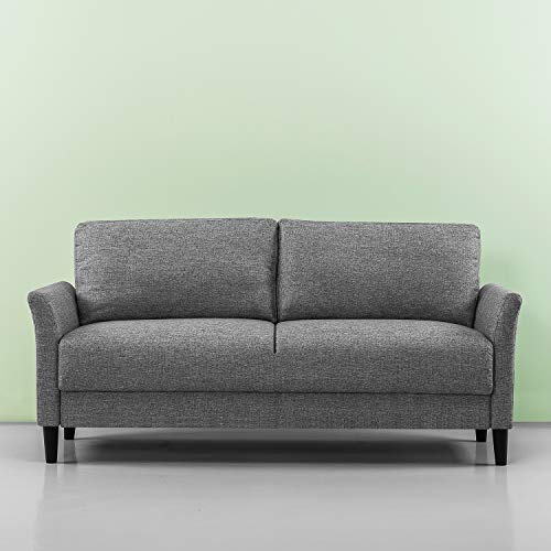 ZINUS Jackie Sofa Couch / Easy, Tool-Free Assembly, Soft Grey
