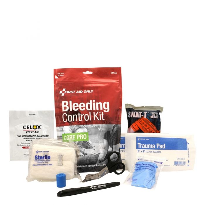 First Aid Only Bleeding Control Cabinet - Core Pro