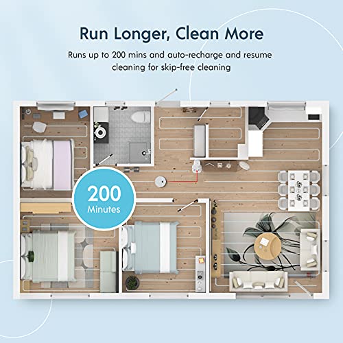 yeedi Vac Station Robot Vacuum and Mop, Self-Emptying 3 in 1, 30 Days Auto Empty, 3000Pa Suction, Carpet Detect, Smart Mapping, Editable Map, Clean Schedule, Virtual Boundary, 200mins Runtime