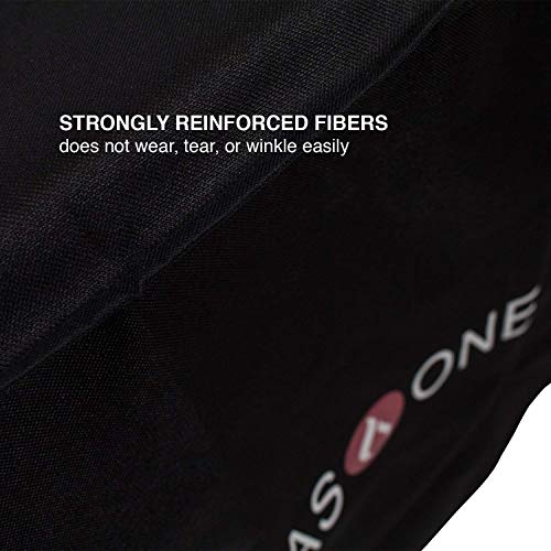 GasOne B-3600H Propane Cover 200,000-BTU Brewing Burner with Adjus, 15.75 x 15.75 x 16.00 inches, Black