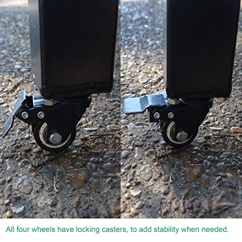 TITAN GREAT OUTDOORS Kamado Joe BGE Grill Table Fits XL Ceramic Grills Aluminum