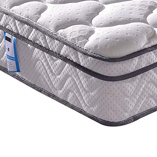 Vesgantti 10.2 Inch Multilayer Hybrid Twin Mattress - Multiple Sizes & Styles Available, Ergonomic Design with Breathable Foam and Pocket Spring/Medium Plush Feel