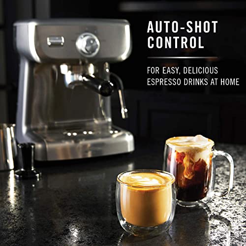 Espresso Machine With Steam Wand, Stainless Steel