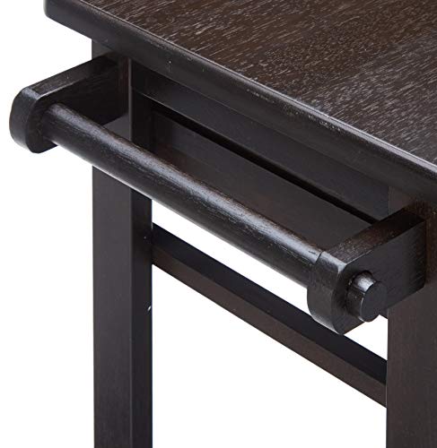 Winsome Suzanne 3-PC Set Space Saver Kitchen, Coffee Finish