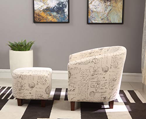 NHI Express Kaden Tub Chair with Ottoman Multi