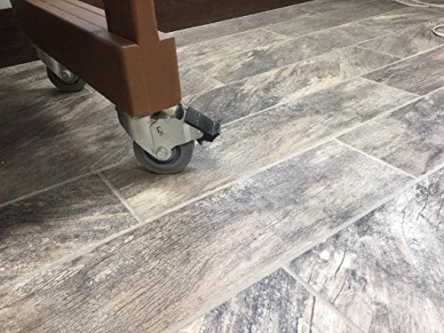 J S Designs Shop, LLC Big Green Egg Long Cypress Table for Large BGE Grill with Free Drop Leaf Shelf