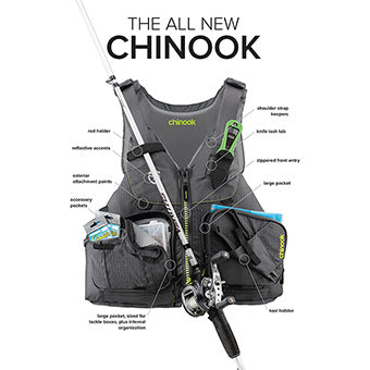 NRS Chinook Fishing Life Jacket PFD