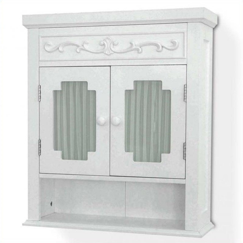 2-Door Wall Cabinet in White