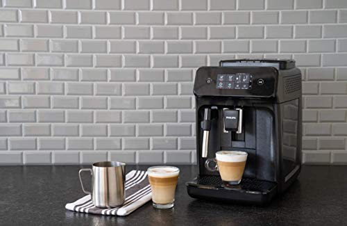 Philips 1200-Series Fully Automatic Espresso Machine w/Milk Frother (EP1220/04)