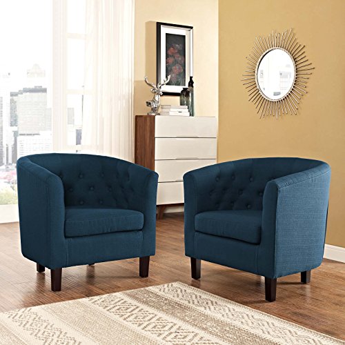 Furniture XO Cason 2 Piece Upholstered Fabric Armchair Set WL-04267-MW