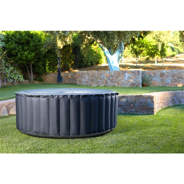 MSpa Silver Cloud Delight Series 4-Person Inflatable Hot Tub and Spa