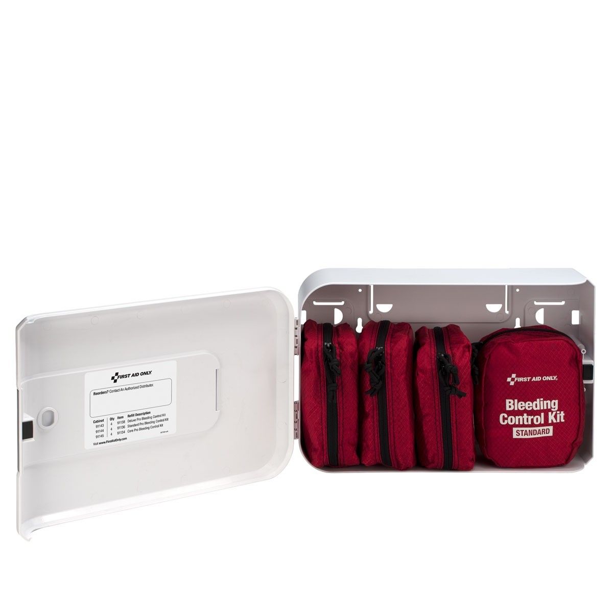 First Aid Only Smart Compliance Bleeding Control Cabinet - Standard Pro