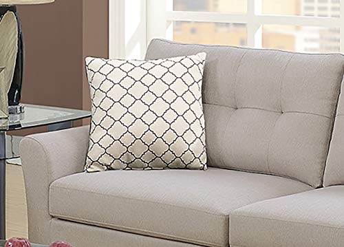 Poundex PDEX- Sofas, Beige