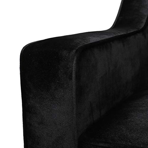Christopher Knight Home Knouff Sofas, Black + Dark Brown