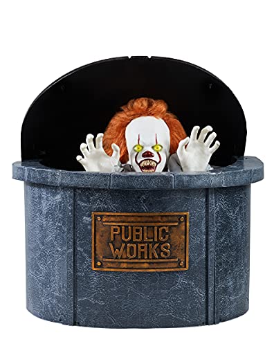 Spirit Halloween 21 Inch Pennywise Sewer Grate Animatronic Decoration
