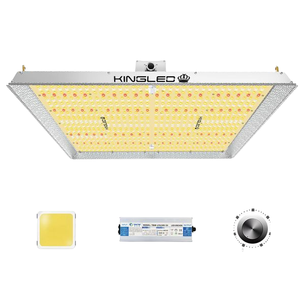 KINGLED 4000W Quantum Dimmable LED Grow Light Samsung LED's 7x7ft Full Spectrum for Hydroponics Greenhouse Indoor New