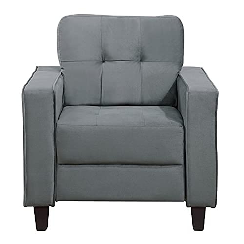 Sofa Set Morden Style Couch Furniture Upholstered Armchair, Loveseat and Three Seat for Home Or Office (1+3 Seat? (FX02859GY7)