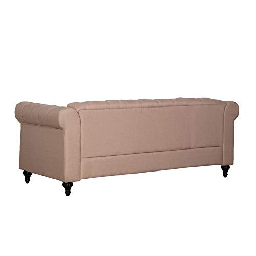 Kingway Furniture Modern Durres Living Room Sofa in Beige