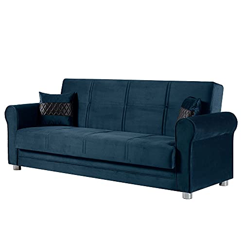 Ottomanson Aras Collection, Sofabed, Blue - LEGACY