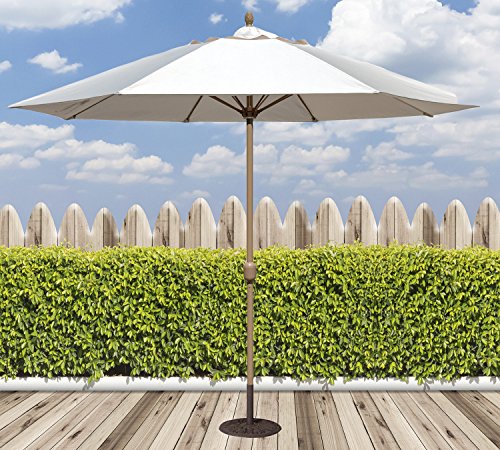 Tropishade 11' Sunbrella Patio Umbrella with Antique White Cover (681HC51)