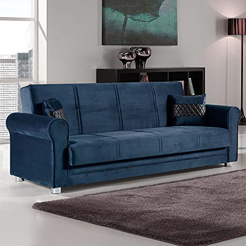 Ottomanson Aras Collection, Sofabed, Blue - LEGACY