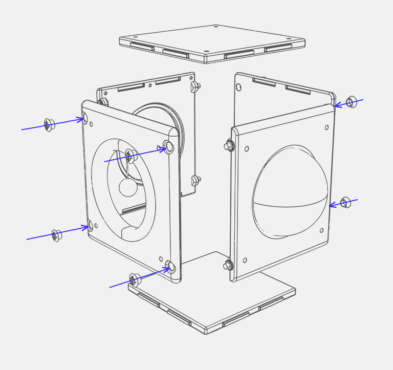Space Capsule Cat Bed