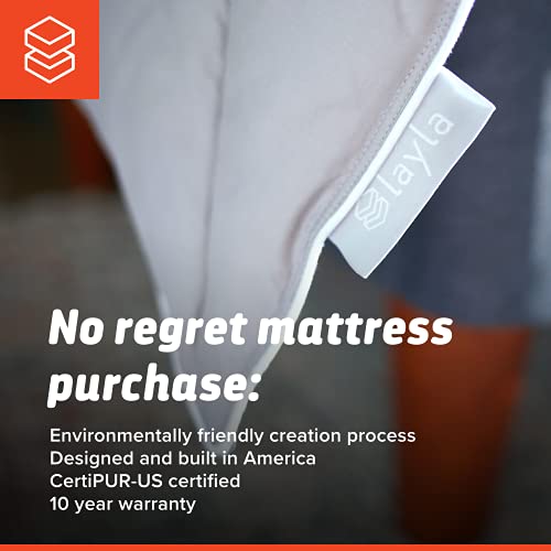 The Essential Mattress by Layla | 9 in | CertiPUR-US Certified Memory Foam | Get Improved Airflow with a Luxurious Feel | Fits All Sleeper Types | 10 Year Limited Warranty (Queen)