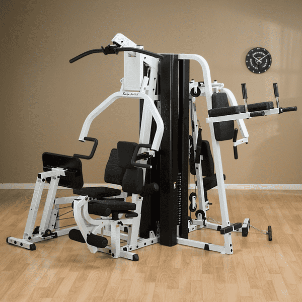 Body Solid EXM3000LPS 2 Stack Home Multi-Station Gym New