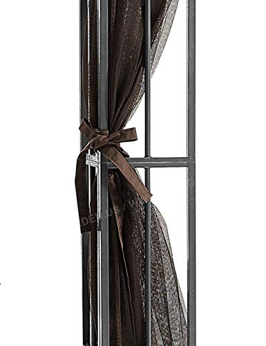 APEX GARDEN 8 ft. x 8 ft. Rococo Gazebo with Mosquito Net