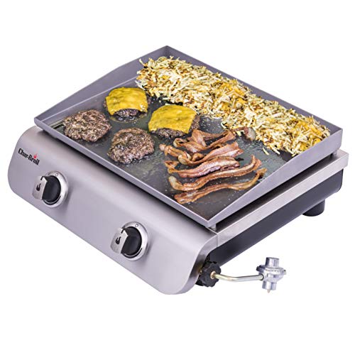 Char-Broil 19952085 22-inch 2-Burner Tabletop Gas Griddle, Gray