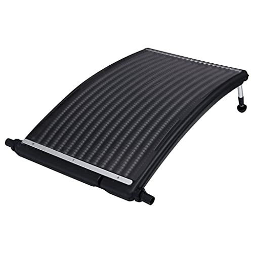 LUSHAZER Solar Heating Kit, Curved Solar Pool Heater, Spa Accessory Backyard Garden, for Above-Ground Pools, Environmentally, for Boat Shed Farm Home Residential Commercial House 43.3