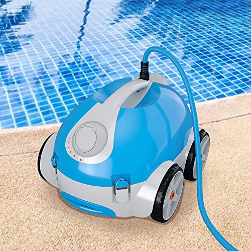Automatic Pool Cleaner - Robotic In-Ground/Above Ground Pool Cleaner with Wall Climbing Function, Large Filter Basket, and Tangle-Free Cord Up to 50 Feet