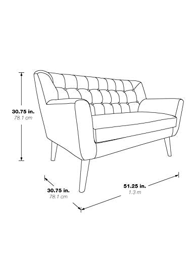 OSP Home Furnishings Loveseat, 51