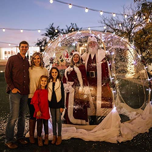 Alvantor Bubble Tent Screen House Room Camping Tent Canopy Gazebos 12-15 Person for Patios, Large Oversize Weather Pod, Premium Greenhouse Instant Pop Up Tent, Cold Protection Beige 15'×15'