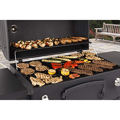 Dyna-Glo DGN576DNC-D Premium Charcoal Grill, Extra Large, Black