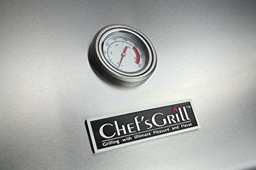 Chef's Grill RT2417S-1 3-Burner 36000-BTU Liquid-Propane Gas Grill, Stainless Steel, 552 sq. in.