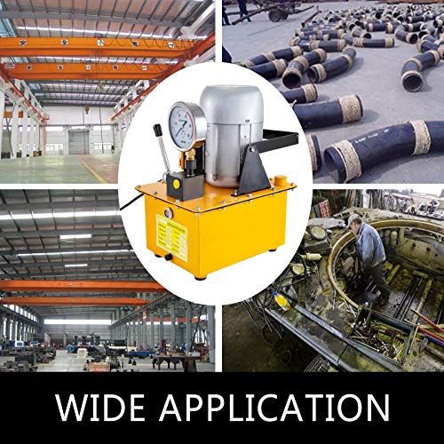 Happybuy Y51845 Electric 10000PSI Manual Valve Power-Units, Single Acting Hydraulic Pump