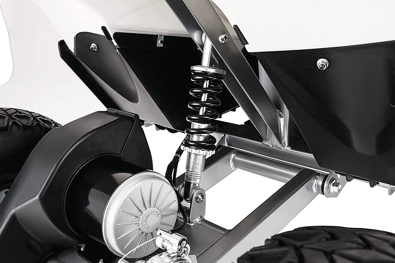 Razor Dirt Quad 500 Up To 68 Minute Run Time 9 MPH Electric 4-Wheeler ATV White New