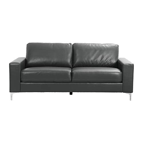 Lexicon Maysville Leather Gel Match Track Arm Sofa, 79.5