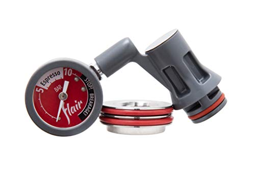Flair Signature Espresso Maker - An all manual espresso press to handcraft espresso at home (Pressure Kit, Black)