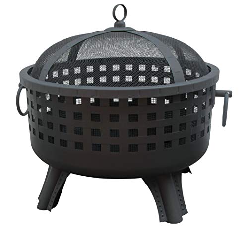 Landmann 26364 23-1/2-Inch Savannah Garden Light Fire Pit, Black